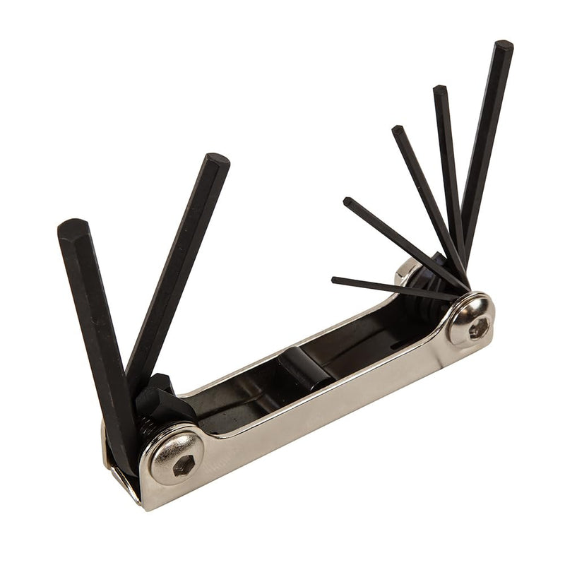 Klein Tools 70582 Folding Hex Key Set, 7-Key, Metric Sizes (Pack of 4) 7-Key Metric (Pack of 4)
