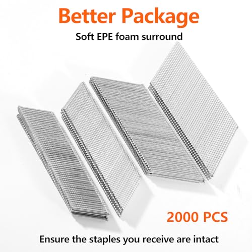 15 Gauge 34 Degree Angled Finish Nails 2-1/2" 1000-Pack Galvanized 2-1/2-1000