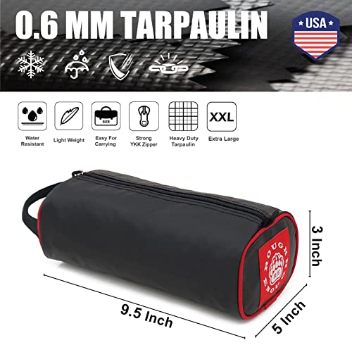 Rough Enough Small Tool Bag Pouch Portable Tool Box Small Parts Organizer with Zipper Handle
