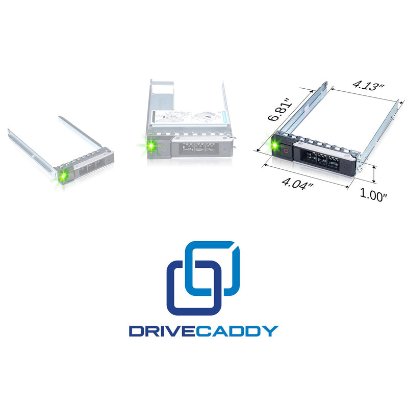 3-Pack 3.5" Hard Drive Caddy - Compatible for Dell PowerEdge Servers - 14-16th Gen T560 R660 R6625 R7615 R7625 R760 R250 R350 T350 R240 R340 R440 R540 - SSD SAS SATA NVMe Tray