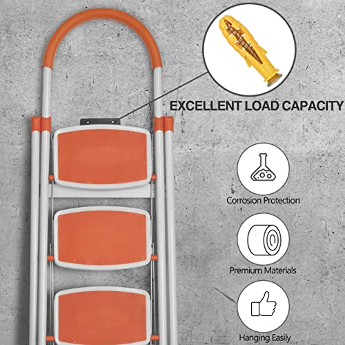KURUI Drywall Anchors and Screws Assortment Kit, 510Pcs Dry Wall Anchors Gold Silver 510