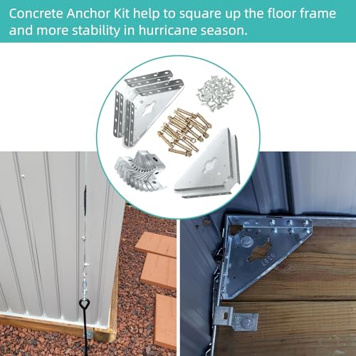 Shed Concrete Anchor Kit for Arrow Shed,Anchor Kit for Arrow Sheds