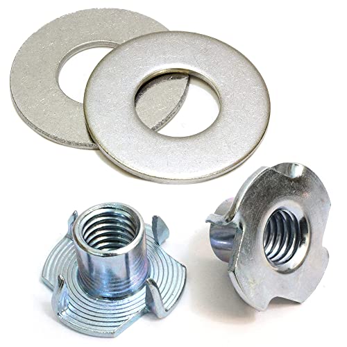 5/8"&3/8" Stainless Flat Finish Washer 7/8" OD (100pc) by Bolt Dropper, 18-8 (304) Stainless Steel