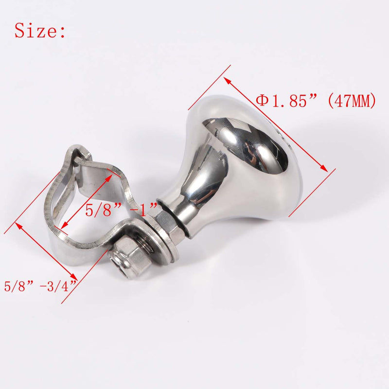 AISI 316 Stainless Steel Boat Steering Wheel Knob, Steering Wheel Maneuvering Knob Large Knob