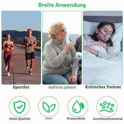 Lung Trainer and Performance Monitor for the Lungs, Domestic Lung Health Monitor, Portable Peak Flow Meter, Precise Measurements, Small Peak Flow Meter blue-white