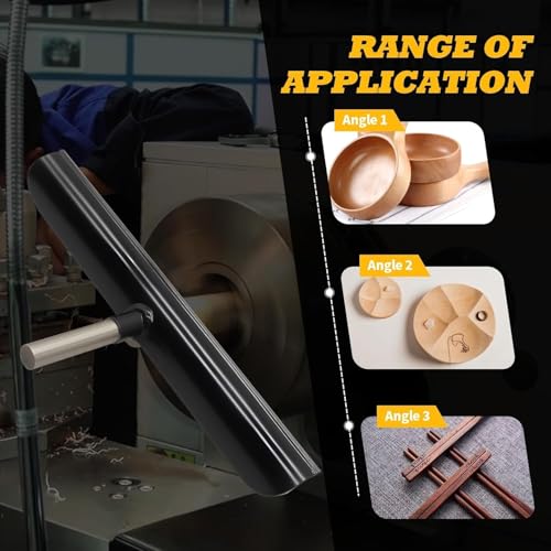 30cm 12 Inch Lathe Tool Rest, Wood Lathe Tool Rest Stainless Steel Lathe Turning Tool Rest Woodworking Lathe Turning Tool Rest with 16mm Diameter Tool Rest Post