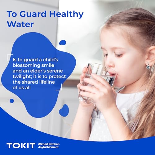 TOKIT PCC Replacement Filter for T1&T1Pro, NSF/ANSI 58 Certified, Reduce TDS, Replacement for T1&T1Pro Reverse Osmosis System Water Filter, 12-Month Lifetime