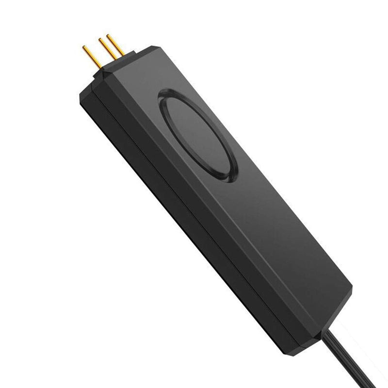 Cuifati HF Remote Control, HF Remote Control Fan Light Control PC Accessories 5V Symphony ARGB Black SATA Pin with 3-Pin ARGB Connector For 5V ARGB Devices Including Case Fan(Black)