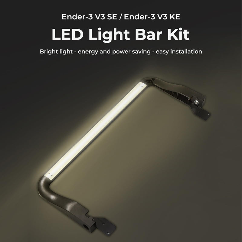 Creality Ender 3 V3 SE LED Light Bar Kit, Bright 3D Printer LED Light Bar Kit, Energy and Power Saving 24V 5W LED for Ender 3 V3 SE/KE