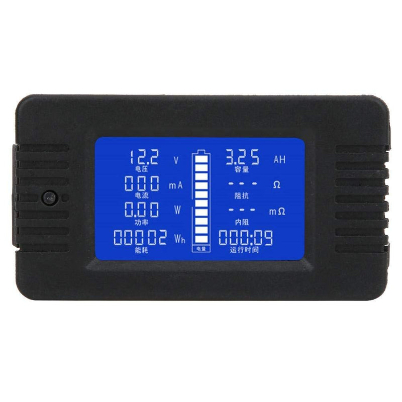Fafeicy PZEM-015 Multifunctional Battery Meter, Battery Measurement Voltage, Power Energy Capacity Impedance Tester, 9 sets of measurement parameters can be displayed at the same time (015) 015