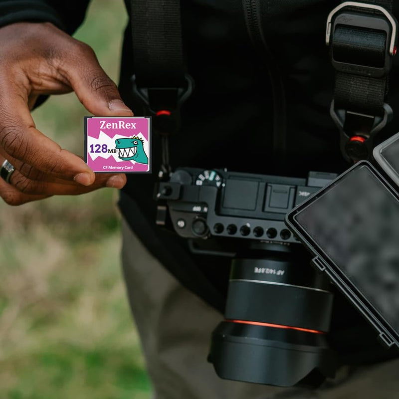 ZenRex 128MB 2 Pack CompactFlash Memory Card CF Card UDMA High Speed for Camere