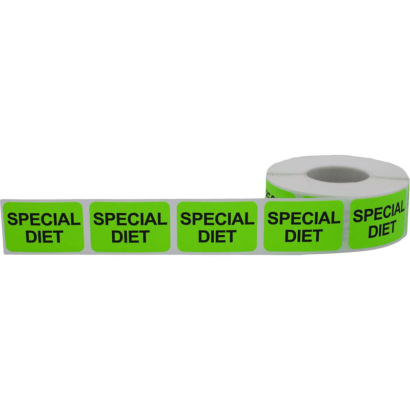 Special Diet Veterinary Labels 1 x 1.5 Inch 500 Total Stickers