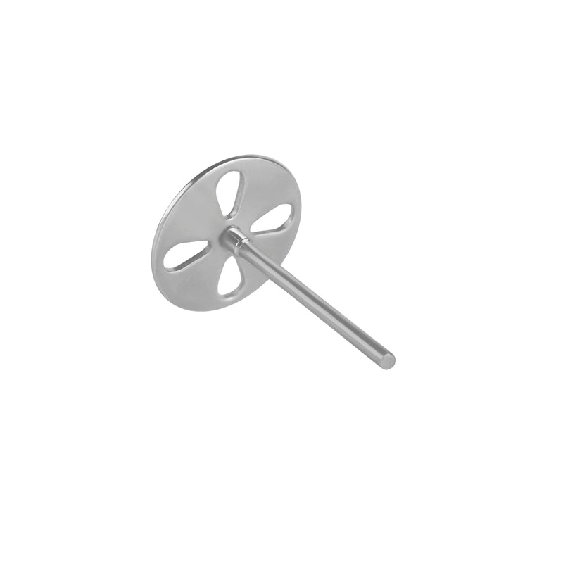 STALEKS PRO Pododisc Base L 25mm with 5 Refills 180 Grit Stainless Steel Long Shank