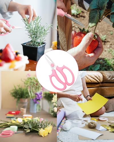 Flower Scissor, Scissors for Cutting Flowers, 12Pcs Pink Pink 01 12 Pack