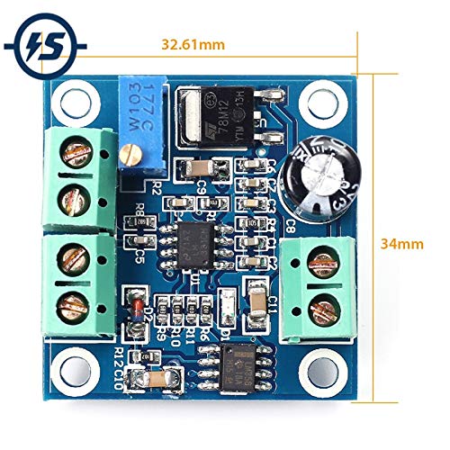 Digital to analog converter, 0-1 kHz to 0-10 V frequency to voltage converter module, digital to analog board for switching PLC and frequency converter