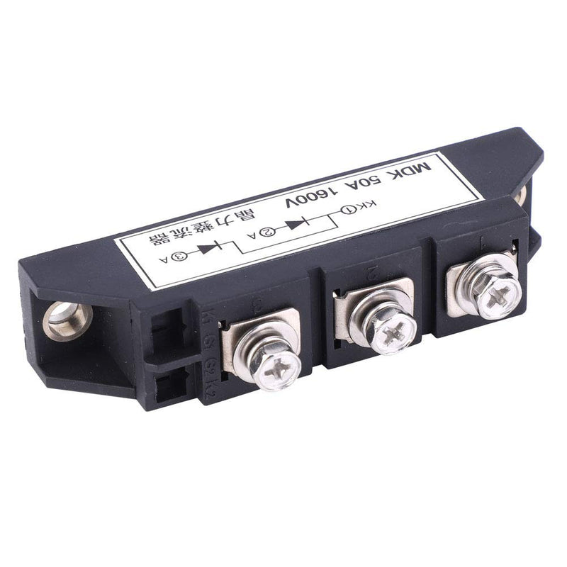 Fafeicy 50A 1600V Photovoltaic Anti-Reverse Rectifier, MDK Bridge Diode Rectifier Module