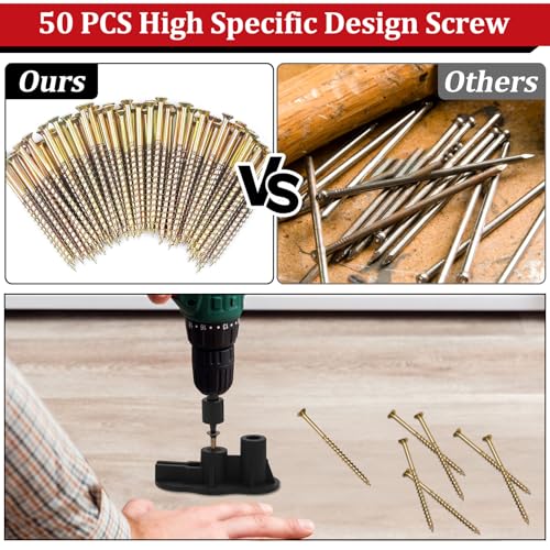 Squeaky Floor Repair Kit with 200 Screws and 5 Tools
