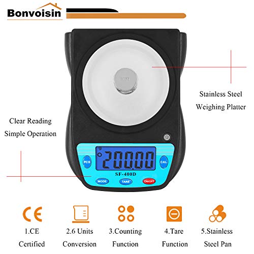 Bonvoisin 600g Lab Scale with 500g Calibration Weight