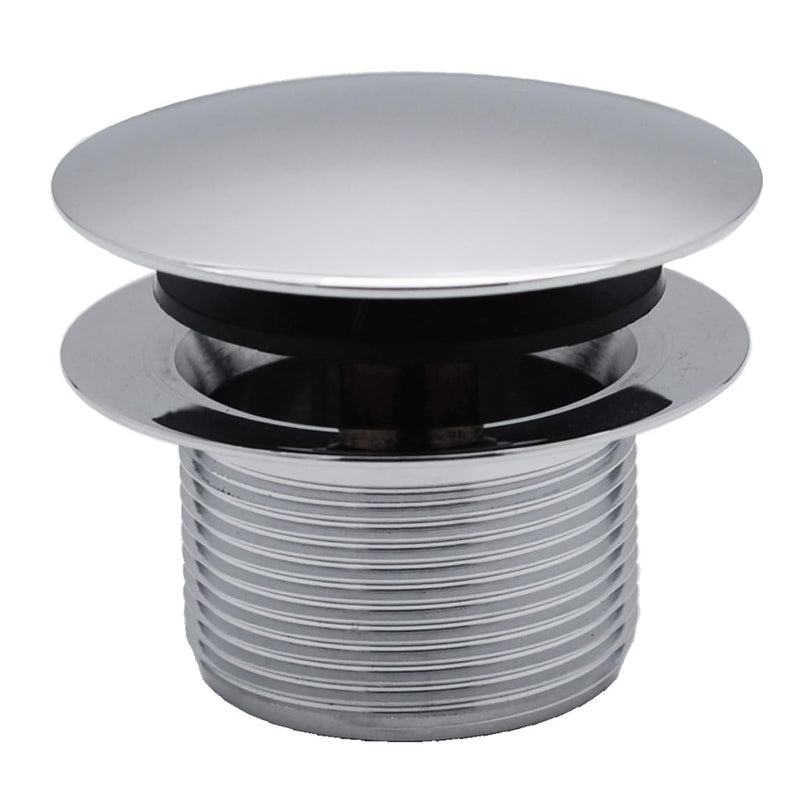 Westbrass D398R-26 1-1/2" NPSM Coarse Thread Mushroom Tip-Toe Bathtub Drain Stopper, Polished Chrome 1-Pack