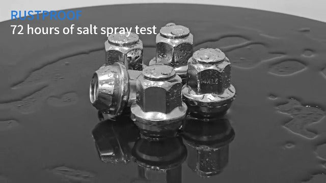20pcs M14X1.5 Chrome Lug Nuts Compatible with 15-26 Mustang Edge