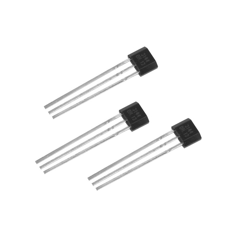 Hall Sensor 10pcs A3144 3144E OH3144E Hall Sensor Switch TO-92UA 3 Pin SIP for Electronic Toys Sports Equipment Small Home Appliances