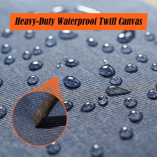 WELKINLAND Heavy-Duty Canvas Tool Pouch, 5-Color & 12-Inch Tool Pouch Set
