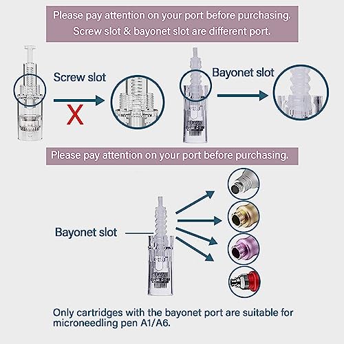36 Pin Needle Cartridge for Dermapen M5 M7 N2 and E30 | Pack of 10 | Compatible with Dr. Pen Only | Surgical Steel Needle | Hair and Skin Restoration, Improving Scars