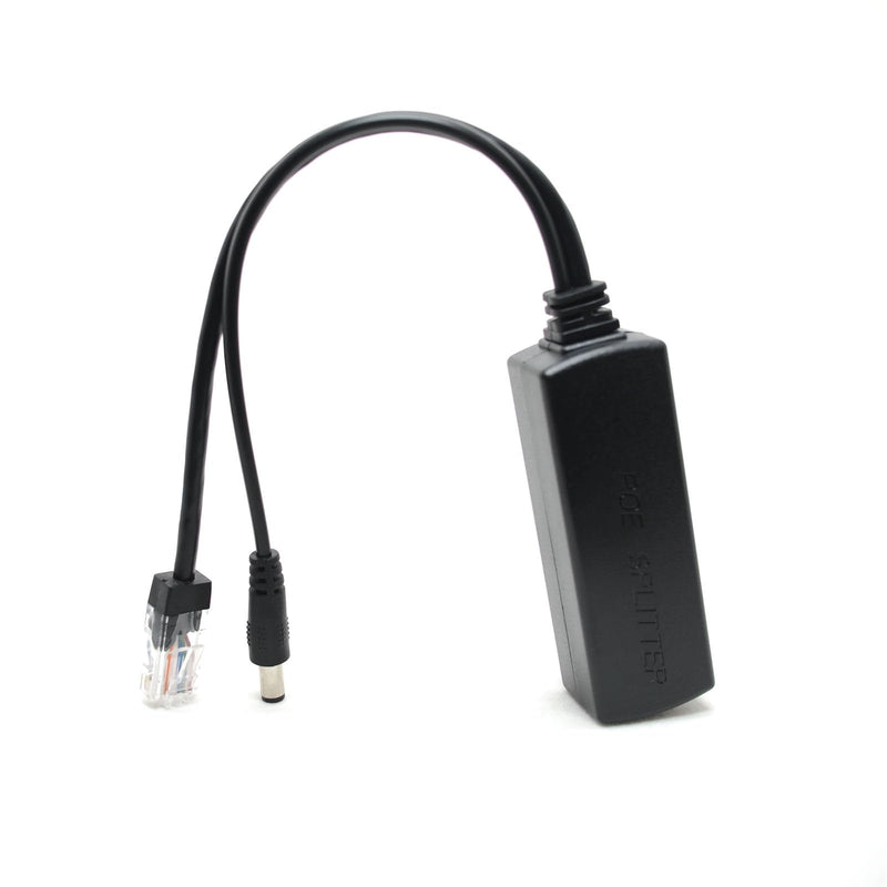 Gigabit Active PoE Splitter Power Over Ethernet 48V to 12V 10/100/1000Mbps