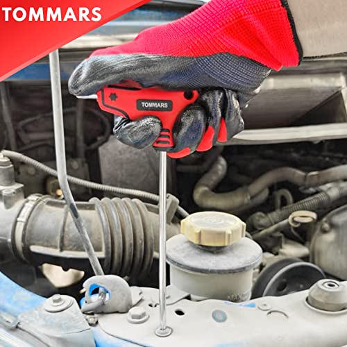 TOMMARS 9PC T-Handle Torx Wrench Set, Tamper Proof, T10-T50 T10 - T50