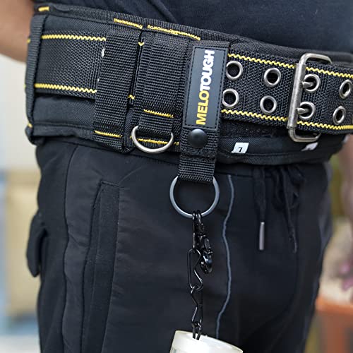 MELOTOUGH Tape Thong for Tool Belt,2" Nylon Web Work Tool Belt for Men with Heavy Duty Quick Release Rugged Metal Buckle