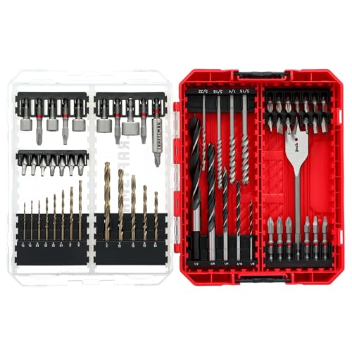 CRAFTSMAN Drill Bit Set 60 Pieces, Impact Driver and Screwdriver Bit Set , Includes Nut Drivers (CMAF1260) One Size