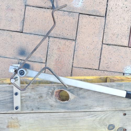 Manual Bending Bender;Rod Forming Tool.Steel Construction Bend Mild Stainless Steel Rod.Mini Tubing Bender Hand Rebar Bender Desktop Workbench Bending Tool