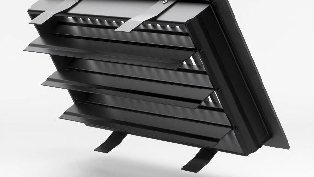 Madelyn Carter 4 x 14 Cast Aluminum Linear Vent Cover - Satin Brass 5.8" x 15.8" x 2.5"