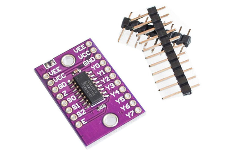 DollaTek 3Pcs 74HC4051 8 Channel Multiplexer Multiplexer Select Module