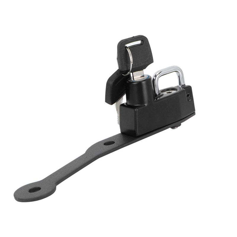Motorcycle Aluminium Alloy Helmet Lock Kit Compact and Small Size Black Motorcycle Mount Hook Replacement for MT07 FZ07 2014-2017 FJ07 2014-2016