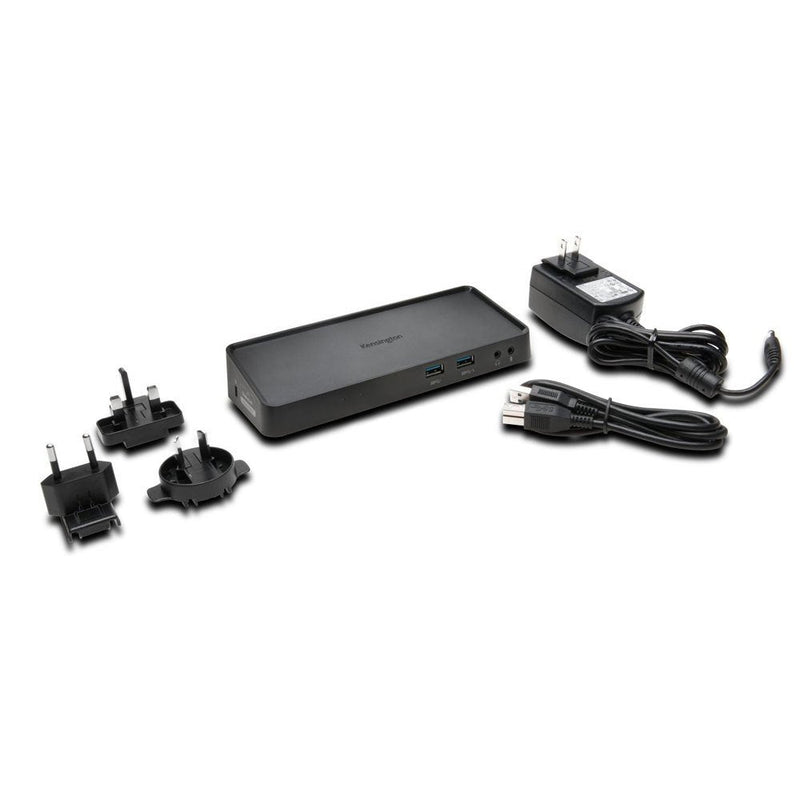 Kensington USB 3.0 Dual Display Docking Station for Windows, Mac OS, Surface Pro & Surface Laptop (K33997WW),Black