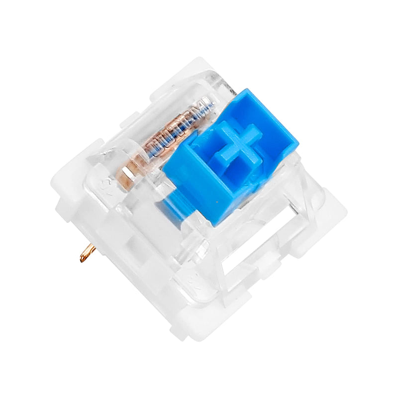 OUTEMU (Gaote) Blue Switches, 3 Pin Keyboard Dustproof DIY Replaceable Cherry MX Equivalent Keyswitch, Tactile & Clicky for Mechanical Gaming Keyboard, 60 Pack 60pcs