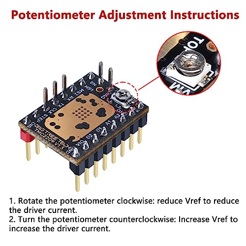 BIGTREETECH TMC2209 V1.3 Stepper Motor Driver UART,Step/DIR Mode TMC2209 V1.2