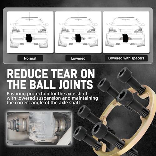 Bevinsee Axle Driveshaft Spacer Kit Fits 188 Version Case Differentials