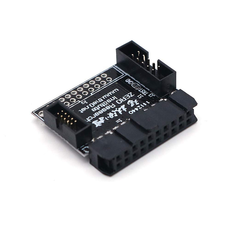 DollaTek 20-pin JTAG interface with 2.54 pitch to 10-pin SWD interface adapter board with 2.0mm and 1.27mm pitch