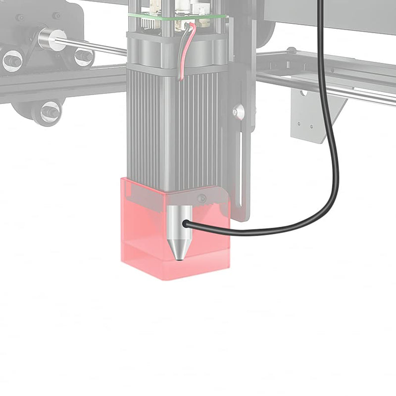 Longer Laser Engraver Air Assist kit for RAY5 10W/20W, Large Airflow, Adjustable Airflow of 10-30L/min, for CNC Cutting and Laser Engraving, Remove Smoke and Dust Protect Laser Lens Low Noise 10.6"*10"