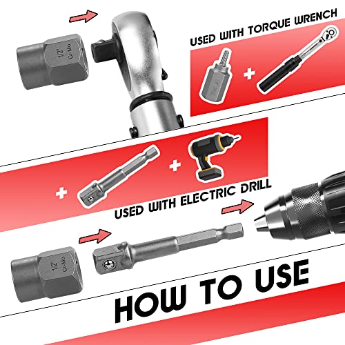 30 Pcs Spiral Screw Bolt Extractor Set Left Hand Drill Bit Set 30Pcs