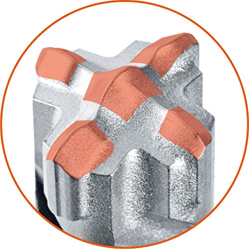 Rocket 5 | Replacement Power Tools/Cordless Drill/Hammer Drill Bits SDS-Plus 10 Pack | Centre Point, Armour Protection and Wear Brand for Stone and Concrete |6x110 mm