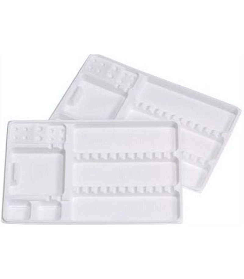Disposable trays, 100 pieces.