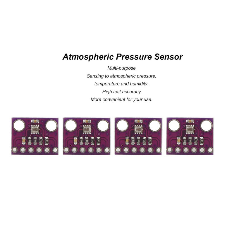 4PCs Atmospheric Pressure Sensor Module Temperature Humidity Digital Barometric Pressure Altitude Sensor GY-BMP280-3.3 Synthetic Cardboard