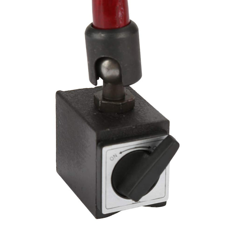 0.01mm Dial Gauge with Magnetic Holder 0-0.8mm Magnetic Measuring Tripod for Lathe Metalworking Precise Measurement with Adjustable Arm for Workshop and Industry