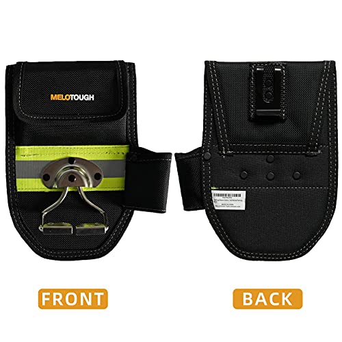 1 PACK Heavy Duty Work for Carpenter Electrician Work Suspension Rig + 1 PACK Hammer Holder for Tool Work Belt Swivel Snap