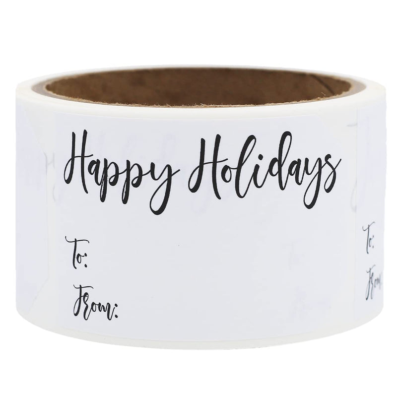 Charming Holiday Gift Tag Christmas Stickers 2 x 3 Inch 100 Total Labels