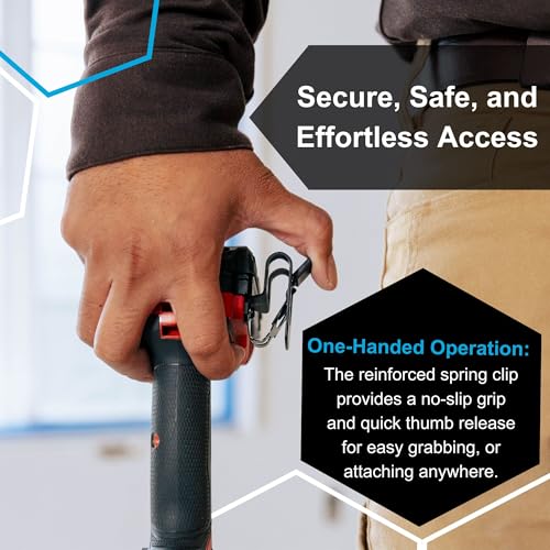 Nöhlster Pro Bundle – 2 Nöhlster Locking Tool Clips + 2 Arc-Ring Belt Anchors. Climb with Tools Worry-Free and unrestricted by Vendor-Specific “Holsters”