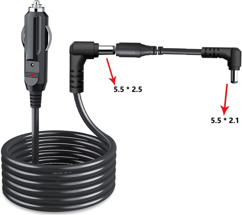DC12V Car Charger for Inogen One G2 G3 G4 G5 Inogen Oxygen BA306 BA301 Inogen BA-306 BA-301 Concentrator Dash Camera Car Power Suppl Adapter Cord